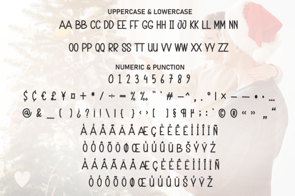 Christmas Moment Font PNG with transparent background - Preview 6
