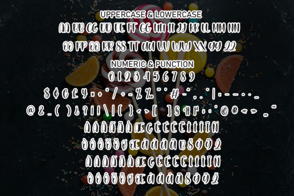 Crush Candy Font PNG with transparent background - Preview 6