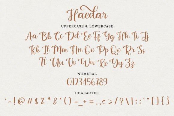 Haedar Font - Preview 6