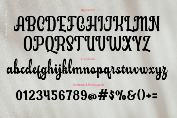 Hakury Font - Preview 3