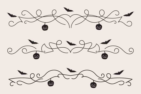 Halloween Flourish Dividers
