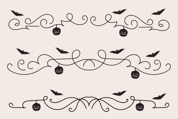 Halloween Flourish Dividers
