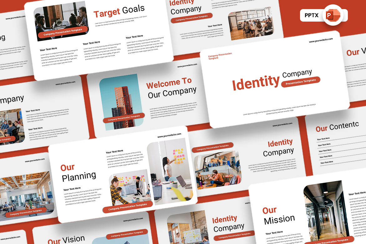 Identity Company - PowerPoint Template Graphic by qrdesignstd ...