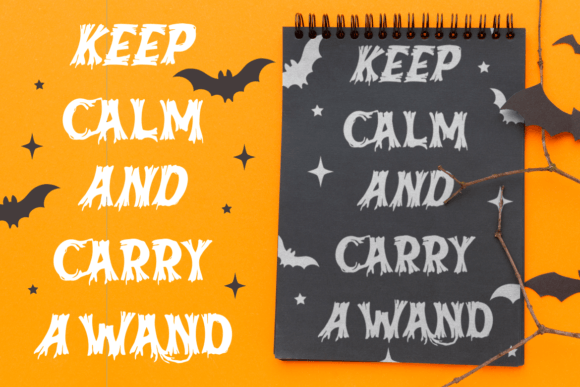 Inked Whimsy Font PNG with transparent background - Preview 1