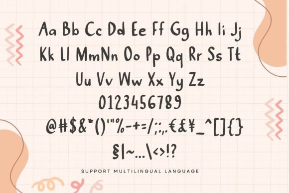 Little Dream Font PNG with transparent background - Preview 5