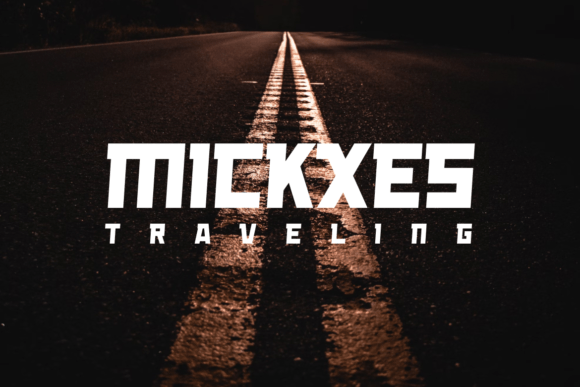 Mickxes Font PNG with transparent background - Preview 1