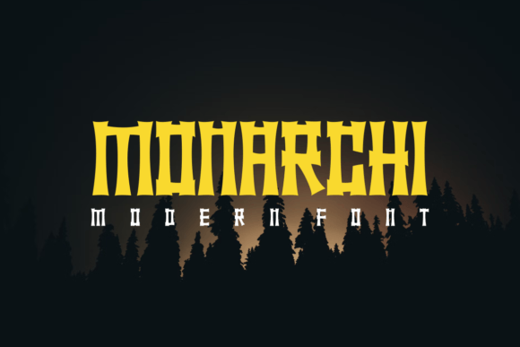 Monarchi Font PNG with transparent background - Preview 2