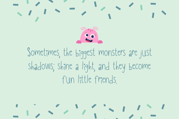 Monster Art Font PNG with transparent background - Preview 1