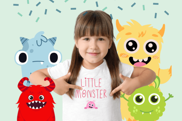 Monster Art Font PNG with transparent background - Preview 6