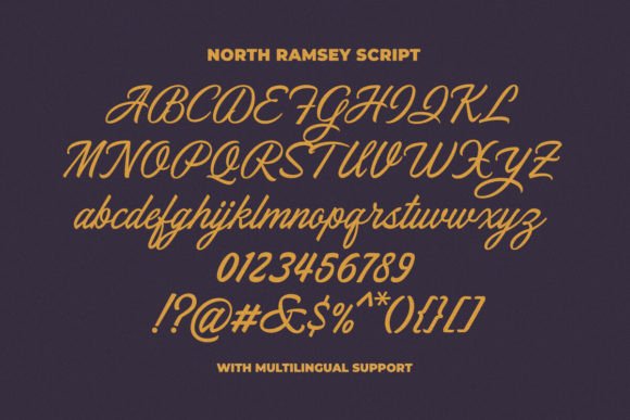 North Ramsey Font font preview - 6
