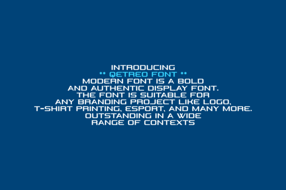 Qetreo Font PNG with transparent background - Preview 2