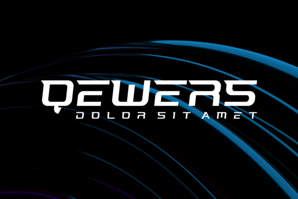 Qewers Font PNG with transparent background - Preview 2