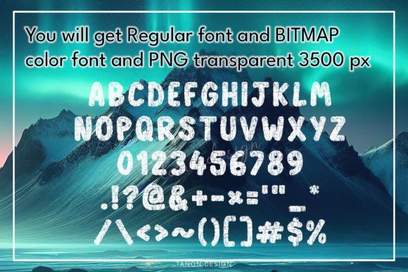 Scary Grunge Font PNG with transparent background - Preview 2