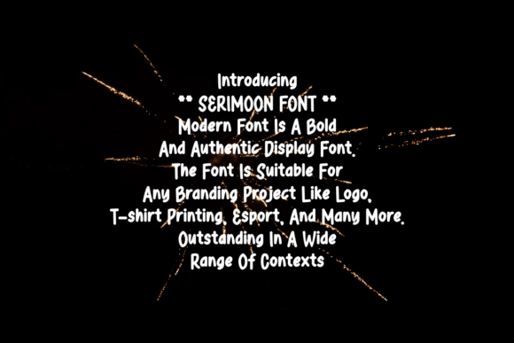 Serimoon Font PNG with transparent background - Preview 2