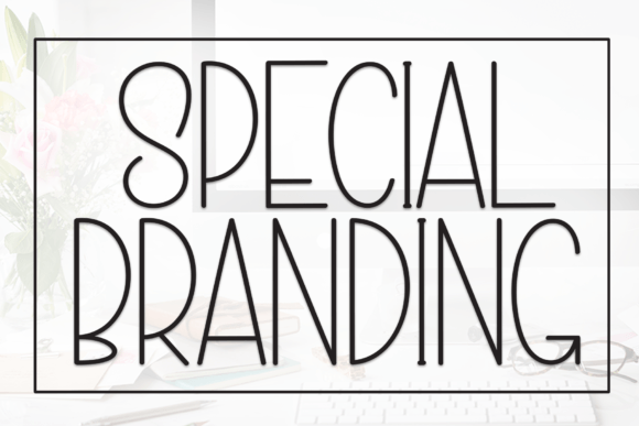 Special Branding font