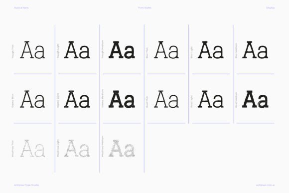 Austral Sans Textures Font - Preview 2