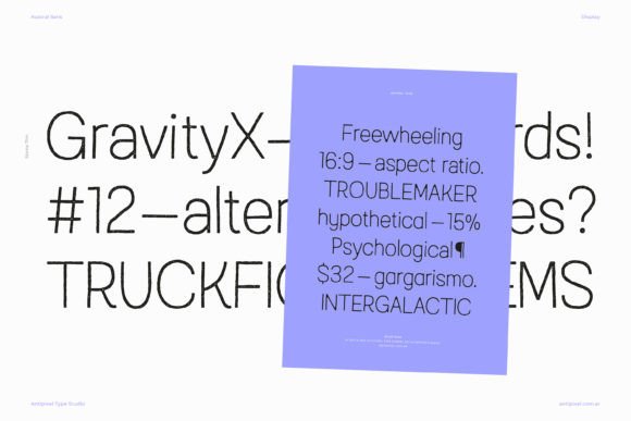 Austral Sans Textures Font - Preview 3