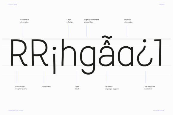 Austral Sans Font - Preview 5