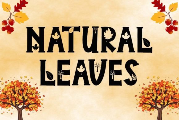 Autumn Scenery Font - Preview 3
