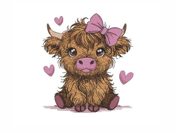 Baby Highland Cow