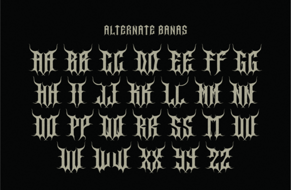Banas Font - Preview 4