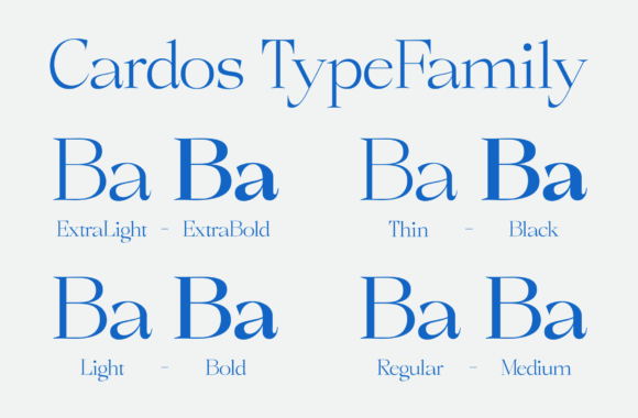 Cardos Font - Preview 1