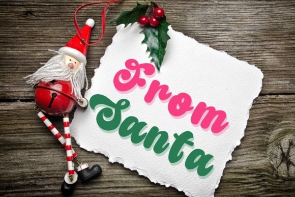 Christmas Retro Font - Preview 1