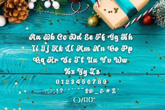 Christmas Retro Font - Preview 6