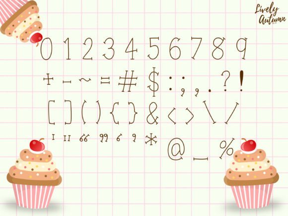 Cupcake Font - Preview 2