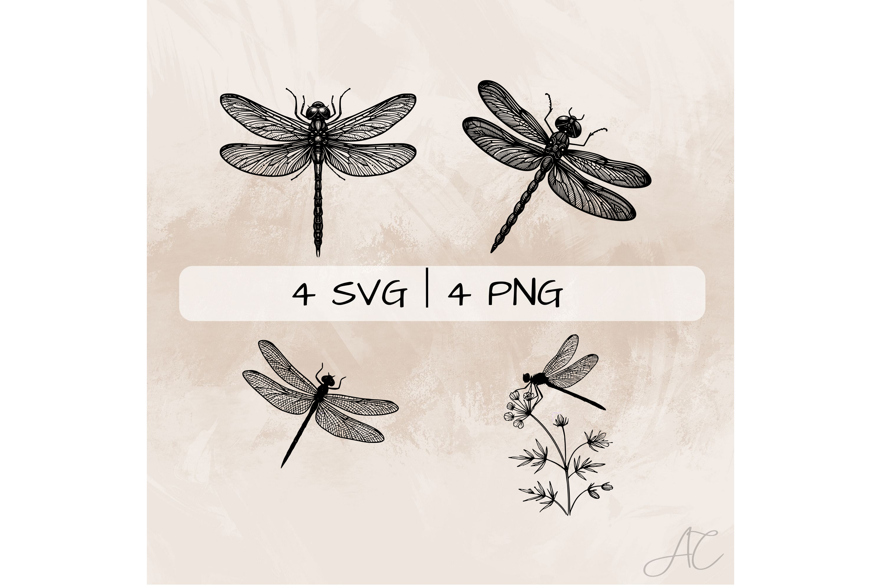 Dragonfly SVG Bundle Graphic by ArtistiC ortex · Creative Fabrica