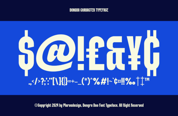 Dongra Font PNG with transparent background - Preview 6
