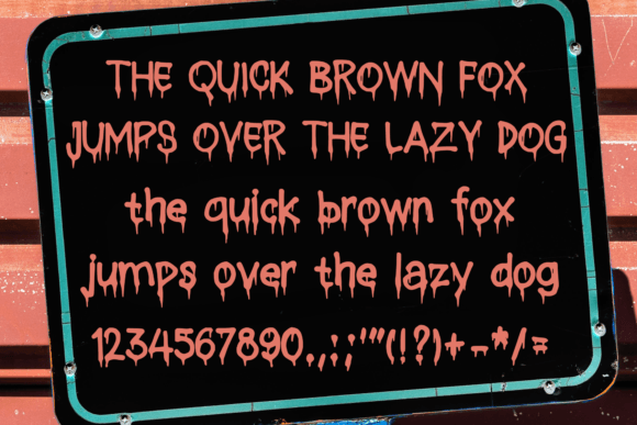 Dripping Marker 2.0 Font - Preview 3