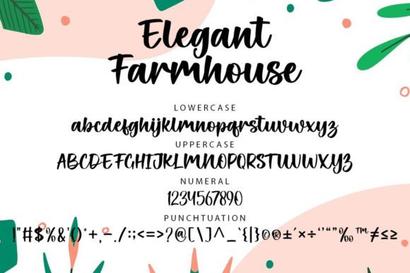 Elegant Farmhouse Font - Preview 6