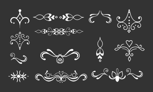 Elegant Ornamental Decorative Border