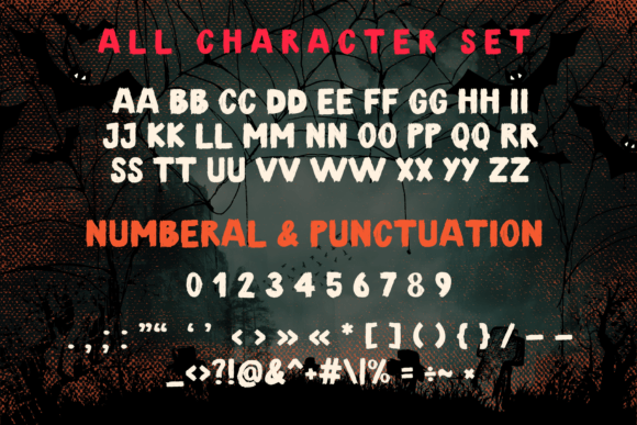 Halloween Font - Preview 4