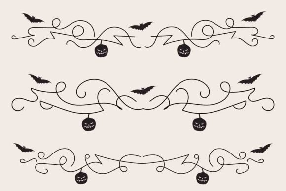 Halloween Flourish Dividers