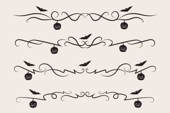 Halloween Flourish Dividers