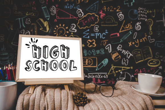 High School Font - Preview 2