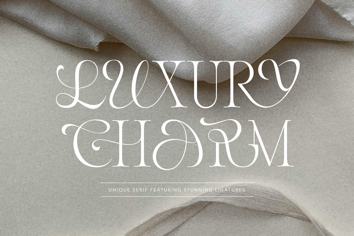 Luxury Charm Font - photo 1