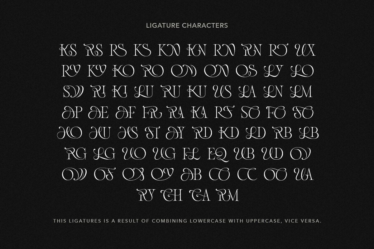 Luxury Charm Font - photo 9