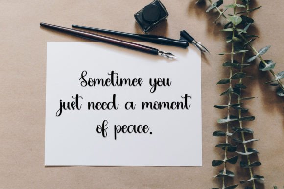 March Font PNG with transparent background - Preview 2