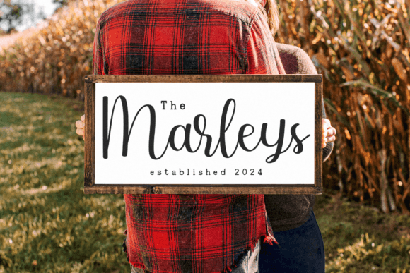 Marley Font PNG with transparent background - Preview 2