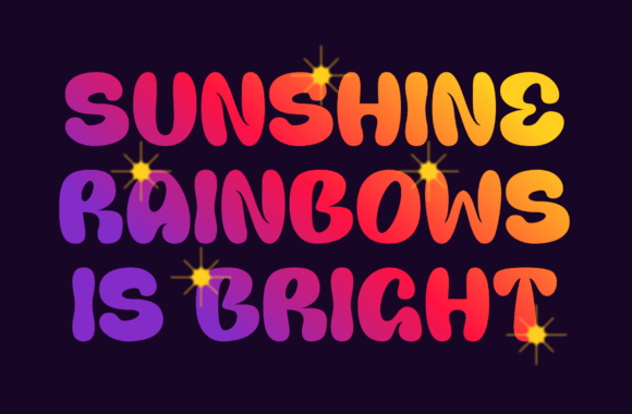 Marva Bubblo Font PNG with transparent background - Preview 1