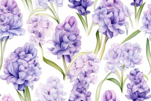 Motif Hyacinth Patterns Graphic Patterns By Ranya Art Studio