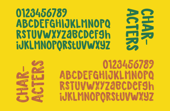 Organica Font PNG with transparent background - Preview 6