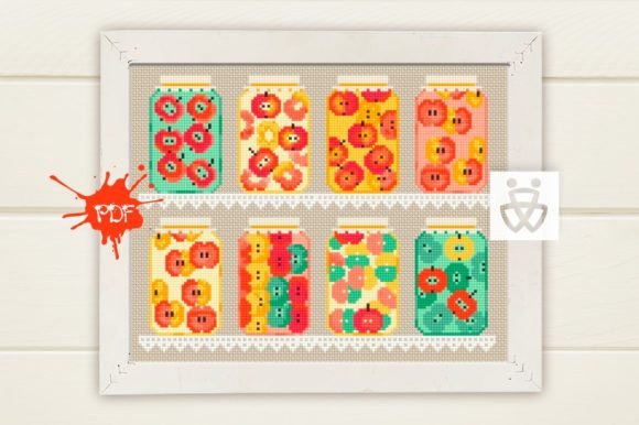 Summer is Jam Cross Stitch Pattern PDF