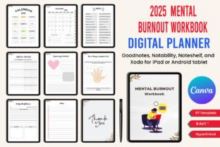 2025 Mental Burnout Workbook Digital Graphic by designmela01 · Creative ...