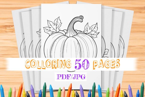50 Pumpkin Coloring Pages for Kids