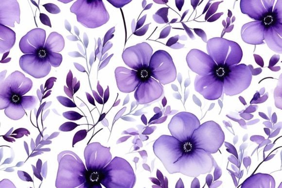 Floral illustration Motif Tile
