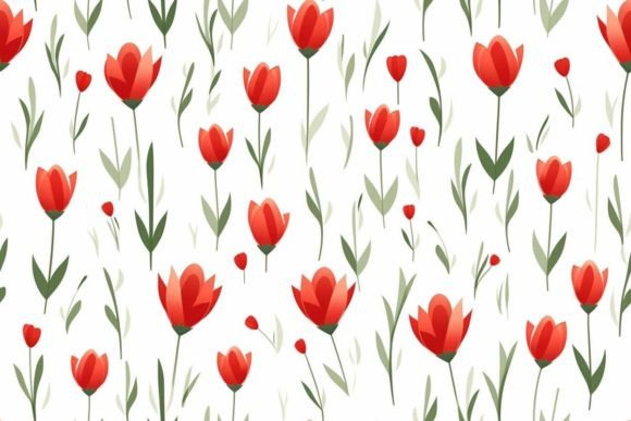 Floral Wallpaper Tile Fashion Design